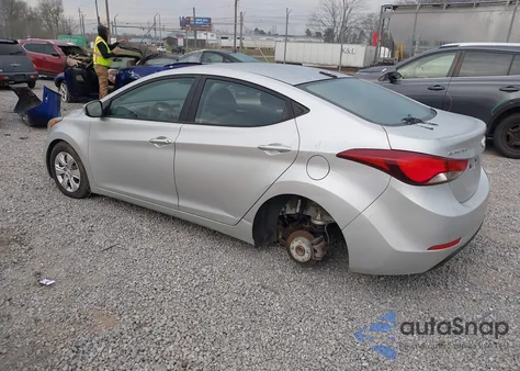 2016 Hyundai Elantra Se из США, поврежденный, VIN 5NPDH4AE8GH771752